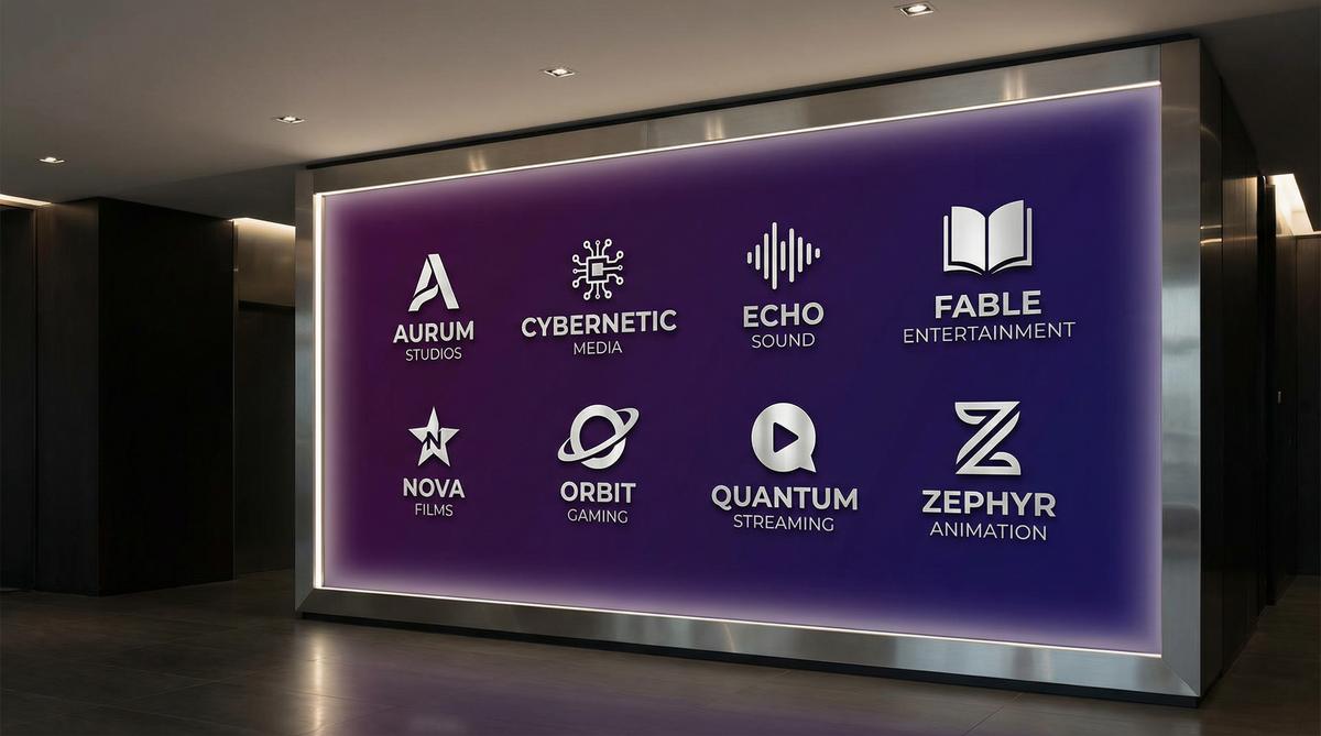 汤不热视频合作影视品牌Logo墙